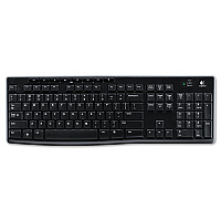 Logitech K270 Wireless Keyboard, USB Unifying Receiver, Black (LOG920003051)