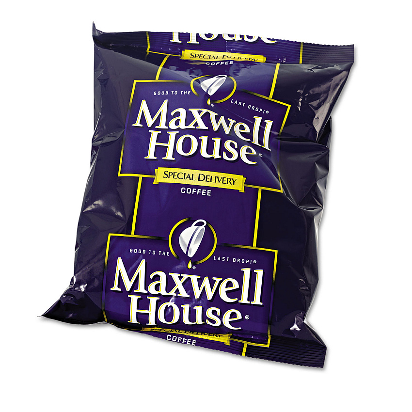 Maxwell House Coffee, Regular Ground, 1.2 oz Special Delivery Filter Pack, 42/Carton (MWH862400)
