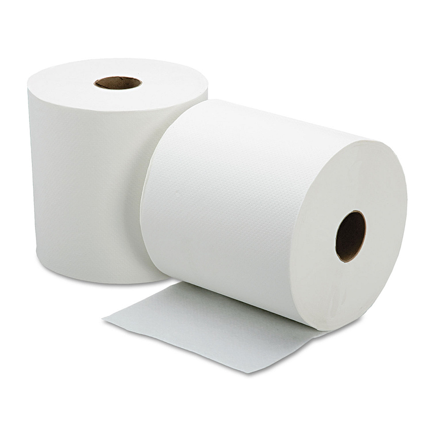 AbilityOne 8540015923324, SKILCRAFT Continuous Roll Paper Towel, 1-Ply, 8" x 800 ft, White, 6 Rolls/Box