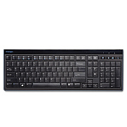 Kensington Slim Type Standard Keyboard, 104 Keys, Black (KMW72357)