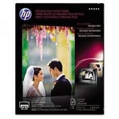 HP Premium Plus Glossy Photo Paper-25 sht/Letter/8.5 x 11 in (CR670A)