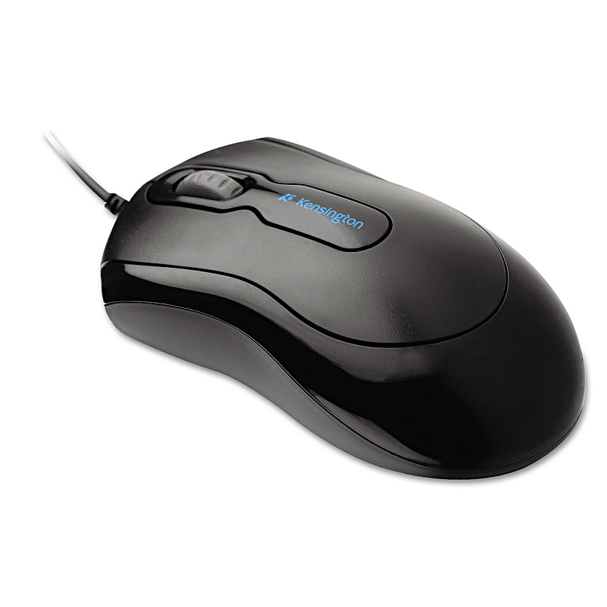 Kensington Mouse-In-A-Box Optical Mouse, USB 2.0, Left/Right Hand Use, Black (KMW72356)