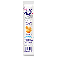 Crystal Light On the Go, Sunrise Orange, 0.16 oz Packets, 30/Box (CRY00504)