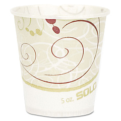 Solo Symphony Design Paper Water Cups, ProPlanet Seal, 5 oz, 100/Bag, 30 Bags/Carton (SCCR53SYMCT)