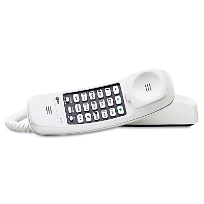 AT&T 210 Trimline Telephone, White (ATT210W)