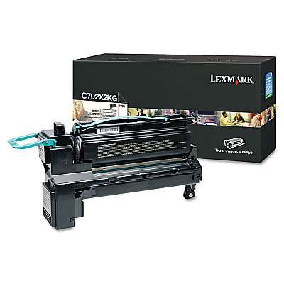 Lexmark C792X2KG Extra High-Yield Toner, 20,000 Page-Yield, Black