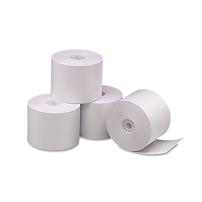 Iconex Direct Thermal Printing Thermal Paper Rolls, 2.25" x 165 ft, White, 6/Pack (ICX90781276)