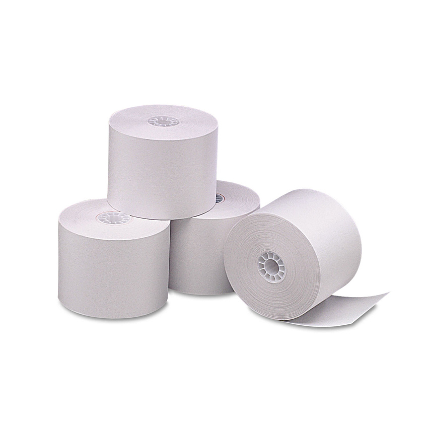 Iconex Direct Thermal Printing Thermal Paper Rolls, 2.25" x 165 ft, White, 6/Pack (ICX90781276)