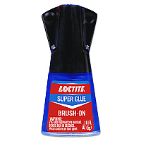 Loctite Super Glue Brush On, 0.17 oz, Dries Clear (LOC1365734)