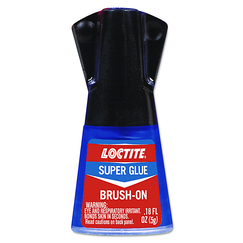 Loctite Super Glue Brush On, 0.17 oz, Dries Clear (LOC1365734)