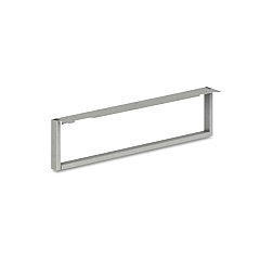 HON Voi O-Leg Support for Low Credenza, 2 x 29.75 x 7, Platinum Metallic (HONVSL30ST)