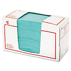Chix Wet Wipes, 14 X 21, White/green, 100 Towels/pack, 9/carton (CHI8312)