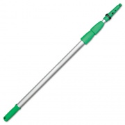 Unger Opti-Loc Extension Pole, 20 ft, Three Sections, Green/Silver (ED600)
