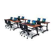 MooreCo Lumina Table Top, Rectangular, 72w x 24d, Cherry (BLT90068)