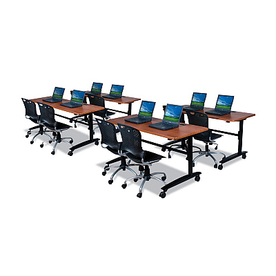 MooreCo Lumina Table Top, Rectangular, 72w x 24d, Cherry (BLT90068)