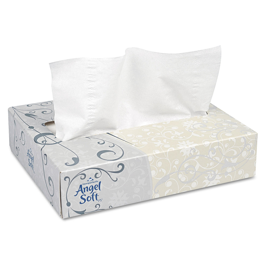 Georgia Pacific Professional Facial Tissue, 2-Ply, White, 50 Sheets/Box, 60 Boxes/Carton (GPC48550)