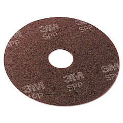 Scotch-Brite Surface Preparation Pad, 20" Diameter, Maroon, 10/Carton (MMMSPP20)