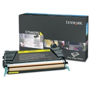 Lexmark C734A2YG Toner, 6,000 Page-Yield, Yellow