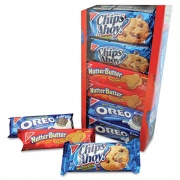 Nabisco Variety Pack Cookies, Assorted, 1.75 oz Packs, 12 Packs/Box (04738)