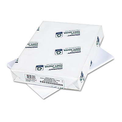 AbilityOne 7530012002207, SKILCRAFT Wet Toner Paper, 92+ Bright, 20 lb Bond Weight, 8.5 x 11, White, 500 Sheets/Ream, 10 Reams/Carton