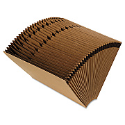 AbilityOne 7520002861723, SKILCRAFT Expanding File 1-31, 15" Expansion, 31 Sections, 2/5-Cut Tabs, Letter Size, Brown