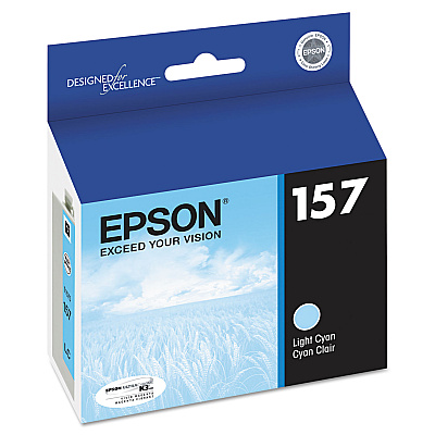 Epson T157520 (157) UltraChrome K3 Ink, Light Cyan