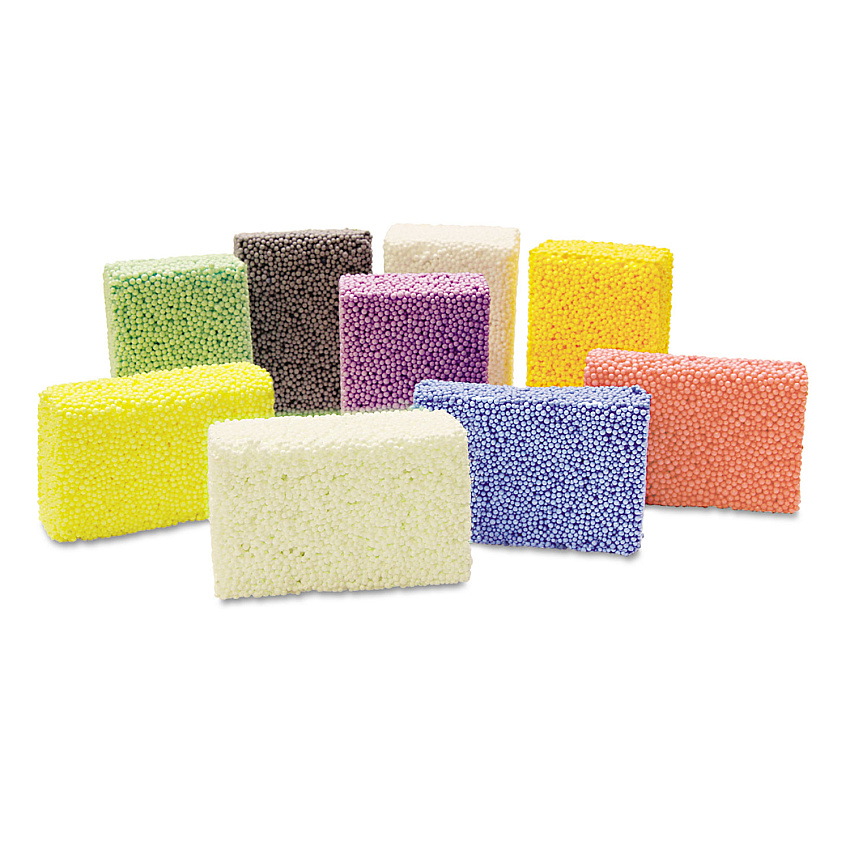 Creativity Street Squishy Foam Classpack, 9 Assorted Colors, 36 Blocks (CKC9651)
