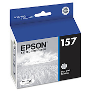 Epson T157720 (157) UltraChrome K3 Ink, Light Black