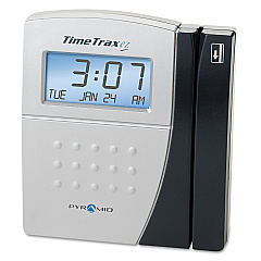 Pyramid Technologies TimeTrax EZ Time and Attendance System, Digital Display, Black (PTITTEZEK)