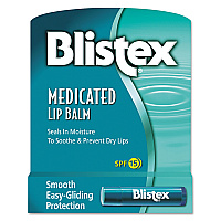 Blistex Medicated Lip Balm, SPF 15, 0.15 oz (PFYBL83124)