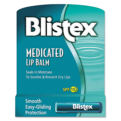 Blistex Medicated Lip Balm, SPF 15, 0.15 oz (PFYBL83124)