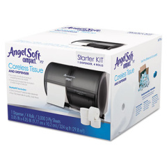 Georgia Pacific Professional COMPACT TISSUE DISPENSER/ANGEL SOFT PS START KIT, 10.13 X 6.75 X 7.13, SMOKE (5679500)