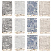 Common Ground Throw 50x70 Block Pattern, Case Of 12 (THROW-BLK-50X70-CS)