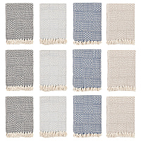 Common Ground Throw 50x70 Block Pattern, Case Of 12 (THROW-BLK-50X70-CS)