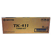 Kyocera TK411 Toner, 15,000 Page-Yield, Black