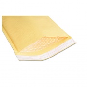 AbilityOne 8105001179872 SKILCRAFT Sealed Air Jiffylite Mailer, #4, Bubble Cushion, Self-Adhesive Closure, 9.5 x 14.5, Gold Kraft,100/BX