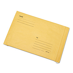 AbilityOne 8105002811436, SKILCRAFT Sealed Air Jiffy Mailer, #5, Paper Padding, Self-Adhesive Closure, 10.5 x 16, Golden Kraft, 100/Box