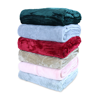 Fe Coral Fleece Throw 50x60 Assorted, Case Of 12 (FLEECE-CORAL50X60-CS)