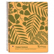 Earthwise by Oxford Recycled Notebooks, 1 Subject, Medium/College Rule, Tan Cover, 11 x 8.88, 100 Sheets (40103)