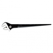 Klein Tools Adjustable Spud Wrench, 16" Length, 1 1/2" Opening, Black (3239)