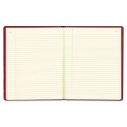 Rediform Red Vinyl Series Journal, 300 Pages, 7 3/4 X 10 Sheets, 8 1/4 X 10 1/2 Book, Red (57231)