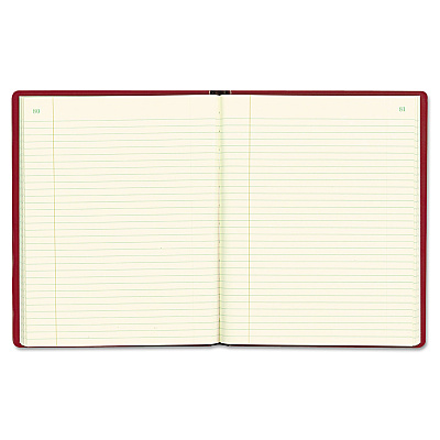 Rediform National Brand Red Vinyl Series Journal, 1-Subject, Medium/College Rule, Red Cover, (300) 10 x 7.75 Sheets (RED57231)