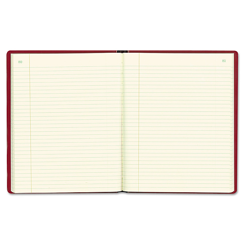 Rediform National Brand Red Vinyl Series Journal, 1-Subject, Medium/College Rule, Red Cover, (300) 10 x 7.75 Sheets (RED57231)