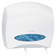 Kimberly-Clark JRT Jr. Escort Jumbo Roll Bath Tissue Dispenser, 16 x 5.75 x 13.88, Pearl White (09508)