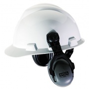 MSA HPE Cap-Mounted Earmuffs, 27 dB NRR, Gray/Black (10061272)