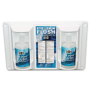 Pac-Kit Twin Bottle Eye Flush Station,16 oz Bottles, 2 Bottles/Station (PKT24102)