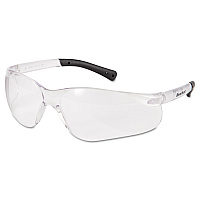 MCR Safety Bearkat Safety Glasses, Frost Frame, Clear Lens (CRWBK110AF)