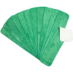 Microfiber Flat Wet Mop - 24", Green, Case Of 120 (M830024G-CS)