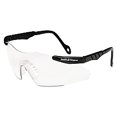 Smith & Wesson Magnum 3G Safety Eyewear, Black Frame, Clear Lens (SMW19799)