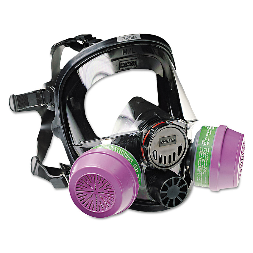 North by Honeywell 7600 Series Full-Facepiece Respirator Mask, Medium/Large (NSP760008A)